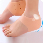 ANTI CRACK SILICONE HALF GEL HEEL AND FOOT PROTECTOR MOISTURIZING SOCKS