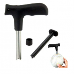PREMIUM QUALITY STAINLESS STEEL COCONUT OPENER TOOL/DRILLER WITH COMFORTABLE GRIP
