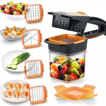 PREMIUM VEGETABLE DICER MULTI CHOPPER SET 5 IN 1 CUTTING BLADES