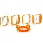 PREMIUM VEGETABLE DICER MULTI CHOPPER SET 5 IN 1 CUTTING BLADES