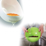 Kitchen Plastic big Rice Bowl Strainer Perfect Size for Storing and Straining