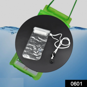 WATERPROOF MOBILE POUCH (6.2 INCH , RANDOM COLOUR)