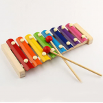 WOODEN XYLOPHONE MUSICAL TOY FOR CHILDREN (MULTICOLOR)