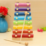 WOODEN XYLOPHONE MUSICAL TOY FOR CHILDREN (MULTICOLOR)
