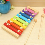 WOODEN XYLOPHONE MUSICAL TOY FOR CHILDREN (MULTICOLOR)
