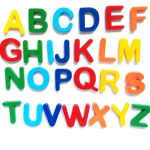 MAGNETIC LETTERS TO LEARN SPELLING