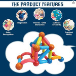 Magnetic Sticks Building Blocks for Kids | Toys for Boys and Girls | Magnetic Toys for Children | Age 3+ Year | 25 PCS