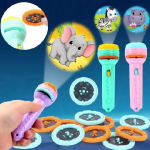 Projector Flashlight Torch for Kids | Sleeping Story Toys For Toddlers | Educational Learning Toys | 3 Reels 24 Patterns