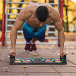 PORTABLE PUSH UP BOARD SYSTEM BODY BUILDING EXERCISE TOOL