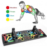 PORTABLE PUSH UP BOARD SYSTEM BODY BUILDING EXERCISE TOOL